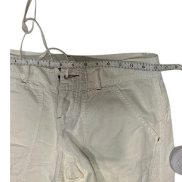 FREE PEOPLE Low Rise Relaxed Casual Utility Wide Leg Cotton Pants Women's Size 6 - Picture 5 of 12